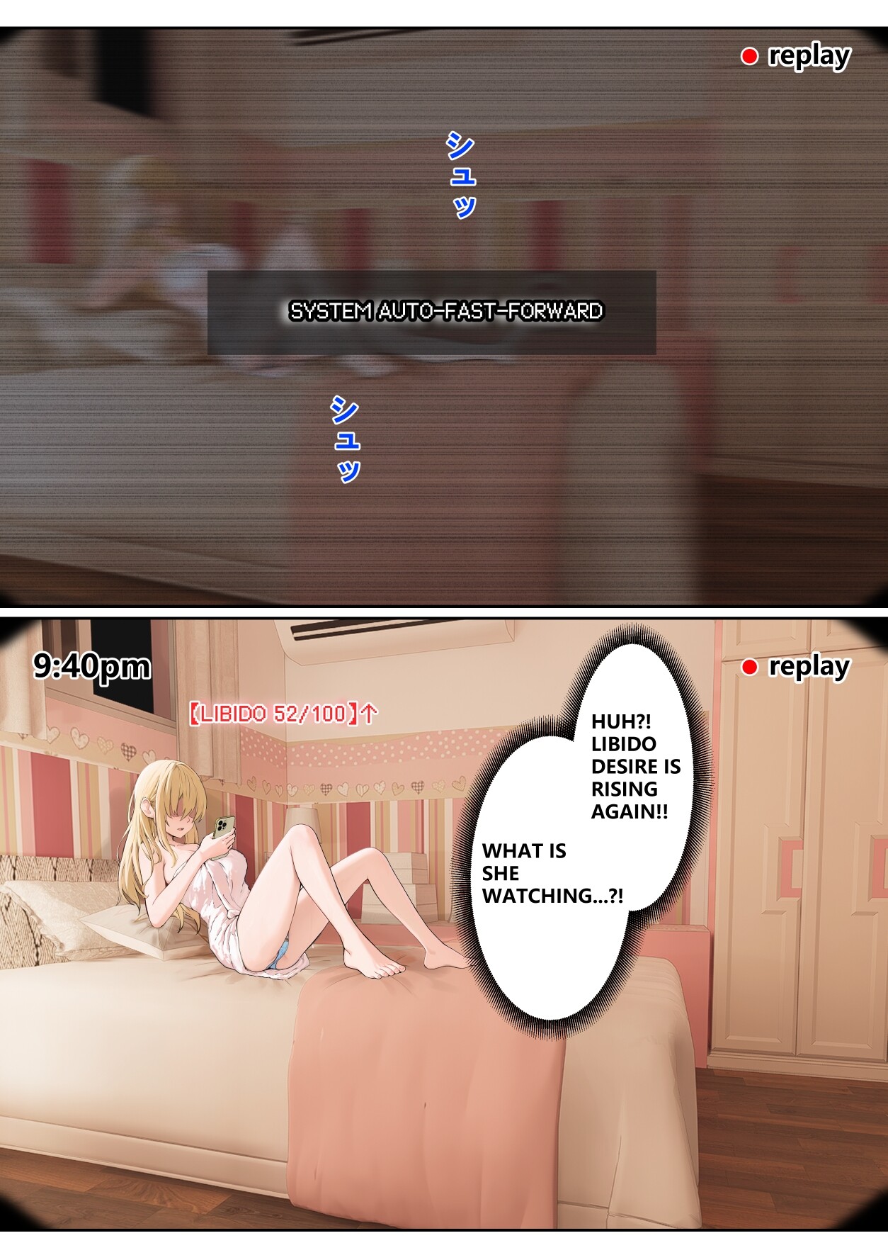 Hentai Manga Comic-My AR glasses can see various stats about my foster sister!?-Read-156